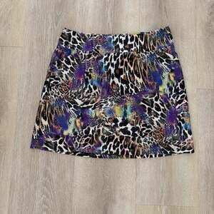 B Skinz Women's Athletic Skorts Leopard Tennis Golf Size L (44)